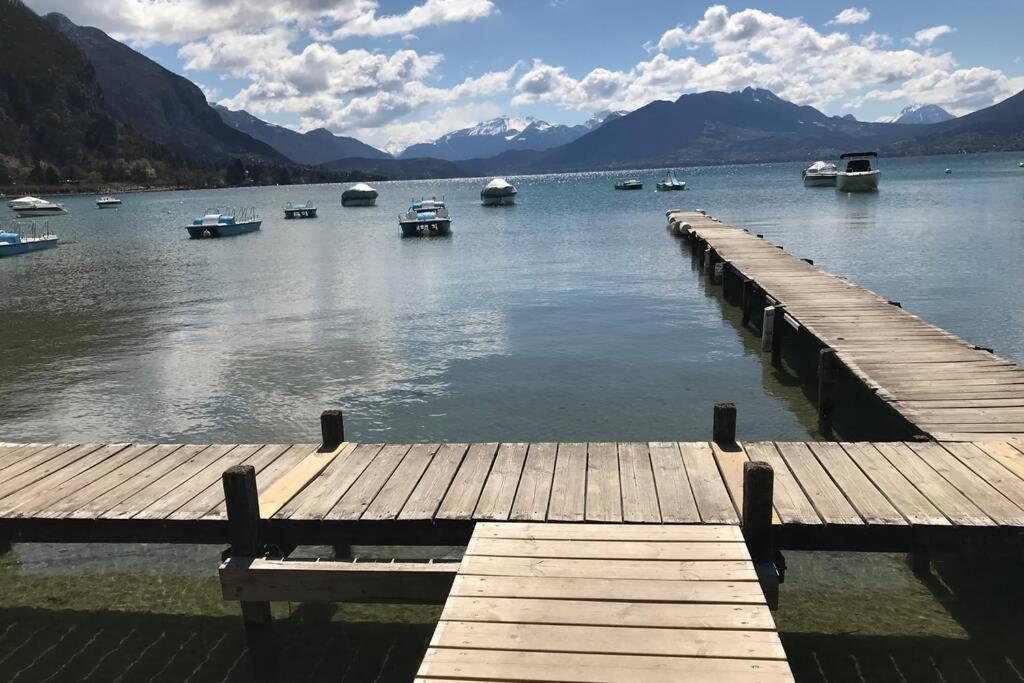 Chez Jacques - Terrasse Avec Vue Lac Et Montagne Annecy Exterior photo